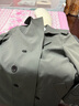 皮爾卡丹（pierre cardin）男士風(fēng)衣長(cháng)款2026春秋季新款商務(wù)西.裝領(lǐng)大衣英倫風(fēng)過(guò)膝外套男 豆綠 XL 180 建議【145-165斤】 曬單實(shí)拍圖