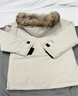 駱駝（CAMEL）戶(hù)外極寒派克工裝毛領(lǐng)情侶款羽絨服保暖加厚中長(cháng)款外套 曬單實(shí)拍圖