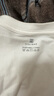 布先生明星同款長(cháng)袖T恤男士小白T內搭 長(cháng)袖標準T-圓領(lǐng)-白色 L(175) 曬單實(shí)拍圖