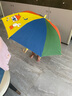 天堂傘雨傘直柄兒童小學(xué)生幼兒園可愛(ài)安全長(cháng)柄晴雨兩用遮陽(yáng)傘男女 歡樂(lè )彩虹 兔子 曬單實(shí)拍圖