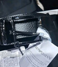 EMPORIO ARMANI/阿瑪尼官方旗艦【新婚禮物】新款男雙面老錢風(fēng)針扣腰帶3.5CM秋 80741-黑色荔枝紋/黑色光面 曬單實(shí)拍圖