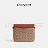 蔻馳（COACH）經(jīng)典標志CASSIE19號單肩斜挎包翻蓋早秋女包 棕黃色銹色（新版） 曬單實(shí)拍圖