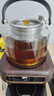 金士百 GINSBER煮茶壺養生壺純鈦噴淋式煮茶器一體機自動(dòng)上水燒水壺蒸茶壺辦公室蒸茶器圍爐煮茶送禮 【升級全鈦】鈦發(fā)熱盤(pán)+鈦茶漏丨自動(dòng)上水（木紋色） 曬單實(shí)拍圖