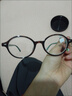 目木間書(shū)呆子玳?？蜓坨R女防藍光眼鏡  玳?？蚝{腿【0度防藍光鏡片】 曬單實(shí)拍圖