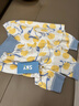 舒貝怡嬰兒衣服寶寶內(nèi)衣套裝男女童裝護肚保暖睡衣家居服秋衣秋褲黃色80 曬單實拍圖