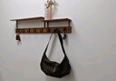 楚駿掛衣架墻上壁掛帽子圍巾衣服掛鉤掛衣鉤進(jìn)門(mén)玄關(guān)入戶(hù)免打孔實(shí)木 層板升級款【8鉤】強力承重實(shí)木 曬單實(shí)拍圖