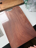 雙槍烏金檀菜板 百年齡整木砧案板家用切菜食品抗菌防霉實(shí)木40*27*2.5 曬單實(shí)拍圖