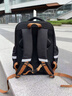 史努比2025新款小學(xué)生書(shū)包女兒童男孩1-3-6年級男生護脊減負雙肩背包男 黑金色 【大號4-6年級】 曬單實(shí)拍圖
