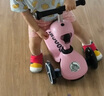 酷騎兒童滑板車(chē)V2二合一多功能童車(chē)重力轉向靜音1-5歲生日禮物經(jīng)典粉 曬單實(shí)拍圖