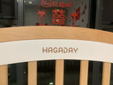 哈卡達（HAGADAY）嬰兒床無(wú)縫拼接床實(shí)木嬰兒兒童大床新生兒寶寶床 單床+全椰床墊+天鵝白床圍三件套 200*60cm 曬單實(shí)拍圖