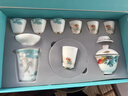 功夫茶具高端冰種玉白瓷茶具套裝高端家用簡(jiǎn)約國潮風(fēng)送禮盒裝送禮 珍珠魚(yú)蓋碗茶具套裝 曬單實(shí)拍圖