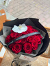 藍(lán)先生與花小姐情人節(jié)花束全國(guó)鮮花同城速遞香檳玫瑰向日葵送女朋友生日配送禮物 【月落星辰】1朵蝴蝶蘭+19朵紅玫瑰花束 曬單實(shí)拍圖