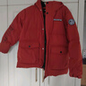 波司登（BOSIDENG）25年新款男女兒童短款5A抗菌4防面料大兜連帽羽絨服T250246915DS 深雅紅|1697 165 /84 約 155-165cm 54kg 曬單實(shí)拍圖