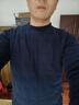 雅鹿男士綿羊絨保暖內衣套裝冬季五層夾棉巨厚加絨加厚男家居服冬天 藏青-【一套裝】巨厚綿羊絨 3XL 巨厚綿羊絨【150-175】斤 曬單實(shí)拍圖