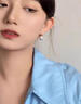 戚小米S925純銀珍珠耳釘女明星同款耳環(huán)2025新款輕奢高級感仿珍珠耳飾 S925銀珍珠耳釘一對【12mm】 曬單實(shí)拍圖