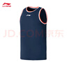 李寧專(zhuān)業(yè)比賽服男吸汗速干簡(jiǎn)約舒適籃球比賽套裝AATU047 曬單實(shí)拍圖