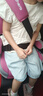爸爸超人papahero兒童安全座椅汽車(chē)用增高墊3歲以上-12歲大童寶寶車(chē)載坐墊簡(jiǎn) 粉色 曬單實(shí)拍圖