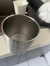 無(wú)印良品（MUJI）不銹鋼雙層馬克杯 大容量男女辦公學(xué)生水杯茶杯咖啡杯 銀色490ml 曬單實(shí)拍圖