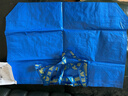 默然諾爾大號藍色購物袋編織袋搬家袋子打包收納儲物袋收納用品 小號36升 曬單實(shí)拍圖