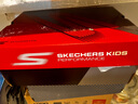Skechers斯凱奇商場(chǎng)同款童鞋春季時(shí)尚黑色緩震運動(dòng)鞋403609L 黑色/銀色/BKSL 35 曬單實(shí)拍圖