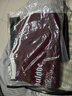 LDBE酒紅色純棉短袖t恤女條紋設計感小眾美式復古夏季圓領(lǐng)體恤上衣ins 酒紅色 XL 曬單實(shí)拍圖