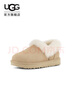 UGG秋季女士時(shí)尚舒適茸茸毛圈口平底休閑樂(lè )福鞋懶人毛毛鞋1119002 SAN | 沙色 42 曬單實(shí)拍圖