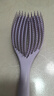 名創(chuàng  )優(yōu)品（MINISO）梳子彈力按摩天使貝殼梳氣囊梳造型梳按摩梳生日禮物女 紫色 曬單實(shí)拍圖