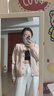 謎秀小香風(fēng)毛衣女外套女2025秋冬新款上衣蕾絲拼接設計感減齡針織衫 芝芝桃粉 針織 均碼 曬單實(shí)拍圖