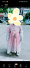嘟嘟家寶寶漢服春款女童演出服春季女寶寶中國風春裝兒童春秋裙子 玉兔 120 cm 曬單實拍圖