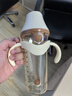 奶爸爸（Nicepapa）翻蓋奶瓶PPSU寬口徑自然實(shí)感防脹氣6個(gè)月以上仿母乳斷奶奶嘴300ML 曬單實(shí)拍圖