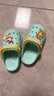 巴布豆兒童拖鞋男女童寶寶洞洞鞋夏軟底嬰幼兒涼拖鞋 朦朧綠160碼 曬單實(shí)拍圖