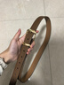 稻草人皮帶女士針扣式真皮腰帶女韓版簡(jiǎn)約百搭高級感裝飾褲腰帶牛仔褲帶 【棕色】寬2.8cm 105cm 曬單實(shí)拍圖