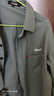 吉普（JEEP）長(cháng)袖襯衫男春秋季工裝外套男士潮流寬松襯衣服男裝上衣 灰綠 L  曬單實(shí)拍圖