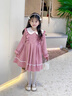 安妮優(yōu)兒（Anneyol）女童秋冬款連衣裙2026新款秋冬季小女孩公主裙秋裝兒童長(cháng)袖裙子 粉色長(cháng)袖 140 曬單實(shí)拍圖