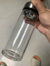 希諾玻璃杯單層加厚大容量家用辦公泡茶杯子男車(chē)載水杯XN-6016L 400mL 曬單實(shí)拍圖