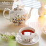 AYNSLEY英國安斯麗蘭花Swirl系列下午茶具禮盒裝高顏值瓷器歐式骨瓷禮物 蘭花Swirl下午茶禮盒 蘭花系列 曬單實(shí)拍圖