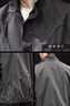 JEEP SPIRIT夾克男2025新款春秋款衣服日系潮牌男裝寬松大碼男士純棉工裝外套 黑色 XL 適合140-160斤 曬單實(shí)拍圖