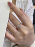 DRAGBOLL鉑金六爪莫桑鉆戒指純銀鉆戒紀(jì)念日求婚結(jié)婚婚戒送女友生日禮物 定制聯(lián)系客服 曬單實(shí)拍圖