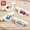 愛(ài)貝迪拉隔汗巾兒童3-6歲吸汗巾1-3歲兒童汗巾嬰兒0-1歲純棉幼兒園寶寶 【免費繡名字】6層 4條裝 忙碌交通 M（2-5歲，身高90-110cm左右） 曬單實(shí)拍圖