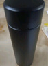 惠尋保溫杯不銹鋼水杯男士便攜茶杯直身杯子京東自營(yíng)黑色400ml 曬單實(shí)拍圖