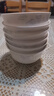 玉蝶景德鎮骨瓷家用米飯碗中式小湯碗面碗小清新創(chuàng  )意陶瓷碗金鐘碗 4.5英寸愛(ài)麗絲金鐘碗6個(gè) 曬單實(shí)拍圖
