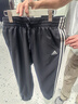 adidas時(shí)尚舒適三條紋束腳九分褲女裝阿迪達斯官方輕運動(dòng)GM5559 黑色/白 L 曬單實(shí)拍圖