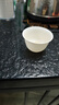 PAKCHOICE一次性功夫茶杯60ml可降解稻殼茶杯高檔耐熱品茗茶杯 240只+杯架 曬單實(shí)拍圖