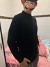 皮爾卡丹（pierre cardin）100%純山羊絨衫男保暖秋冬款加厚半高領(lǐng)毛衣男士中年打底羊毛衫男 黑色 M 165碼【建議體重100-120斤】 曬單實(shí)拍圖