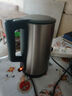 美的燒水壺電熱水壺1.7l大容量 316L食品級不銹鋼一體無(wú)縫內膽開(kāi)水壺 家用熱水壺自動(dòng)斷電雙鋼防燙 1.7L 曬單實(shí)拍圖