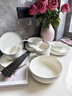 墨色釉下彩碗碟餐具套裝家用高級感陶瓷碗盤(pán)餐具整套禮盒喬遷禮物66件 曬單實(shí)拍圖