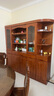 青木川中式實(shí)木酒柜餐邊柜一體靠墻客廳家用收納柜轉角柜帶玻璃門(mén)置物架 2米組合海棠色【200x40x200cm】 曬單實(shí)拍圖