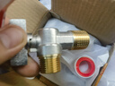 老銅匠（LTJ）燃氣熱水器球閥 壁掛爐球芯角閥全開(kāi)大流量全銅冷熱4分廚房三角閥 曬單實(shí)拍圖