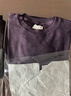 優(yōu)衣庫女裝柔軟針織搖粒絨圓領(lǐng)套頭衫/長(cháng)袖抓絨衛衣T恤新款479609 479609/78絳紫色 XS 曬單實(shí)拍圖