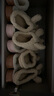 細(xì)細(xì)條（XIXITIAO）細(xì)細(xì)條 兒童棉拖鞋冬季卡通可愛(ài)狗狗男童女童軟底防滑包跟毛毛鞋 555泰迪狗半包款卡其色 38-39 （適合37-38的腳） 曬單實(shí)拍圖